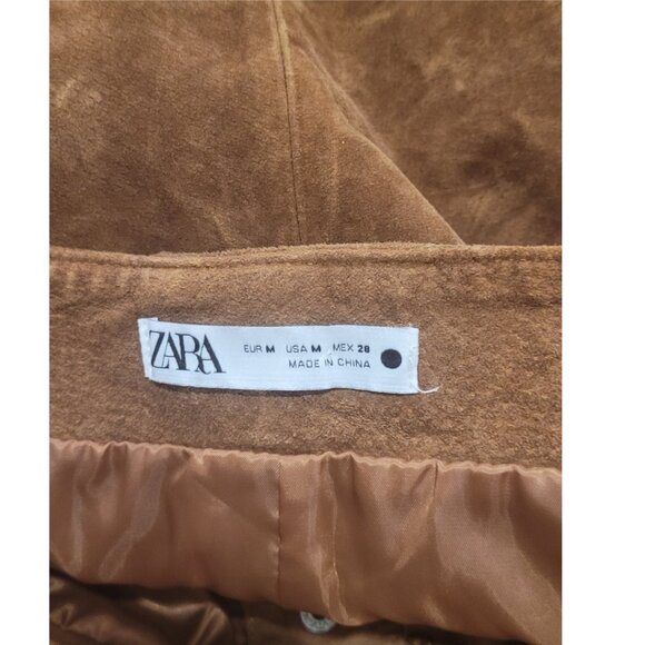 Zara Genuine Leather Mini Skirt. Size M. - Picture 11 of 11